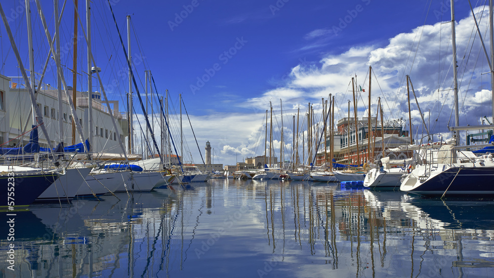 Marina in Trieste Italy