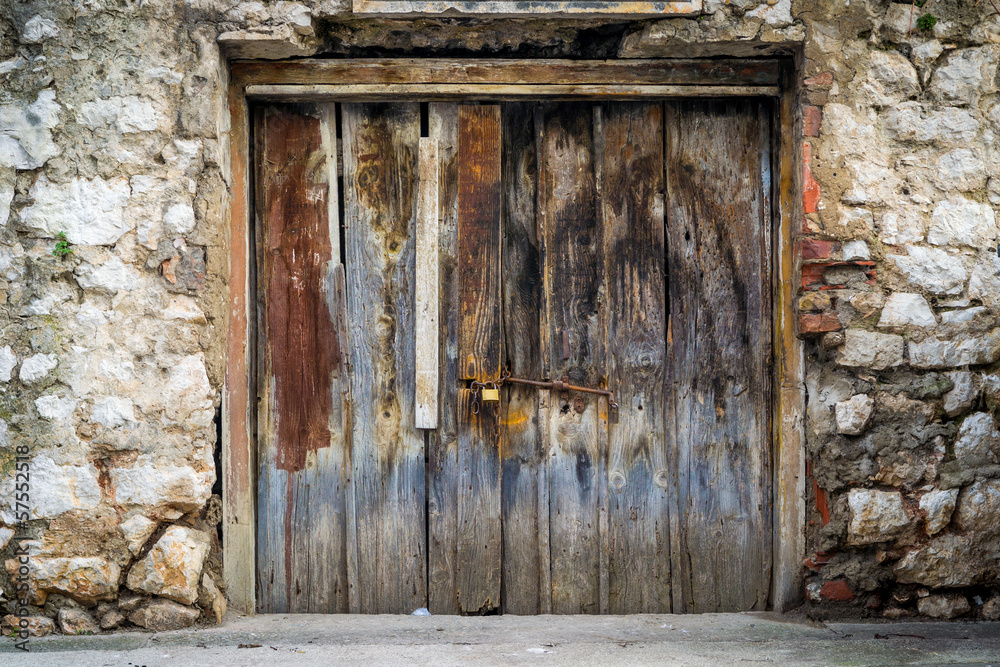 Old rustic wooden doors Old rustic wooden doors