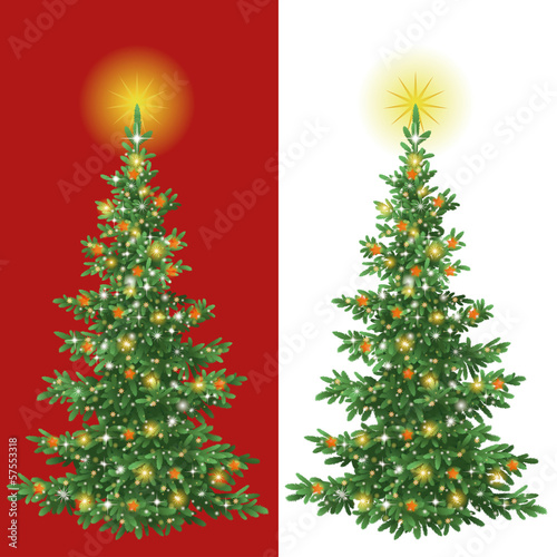 Christmas tree with decorations