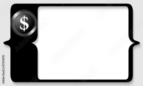 vector box for any text with a dollar sign