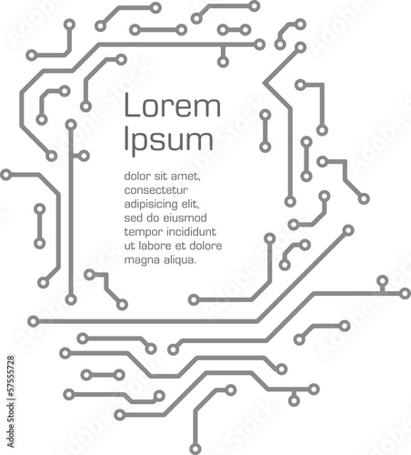 Background in PCB-layout style
