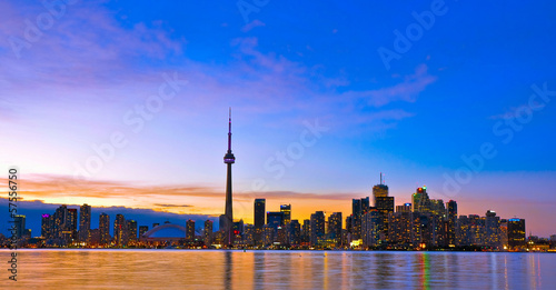 Canvas Print Toronto Skyline