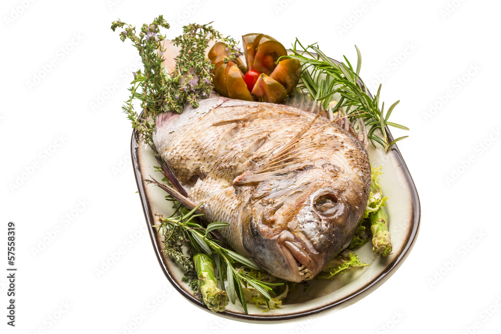 Grilled sea perch Grilled sea perch