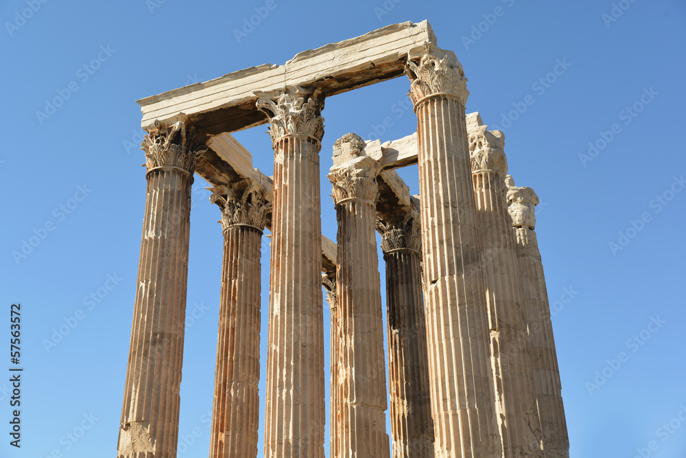 The Temple of Olympian Zeus Athens Greece