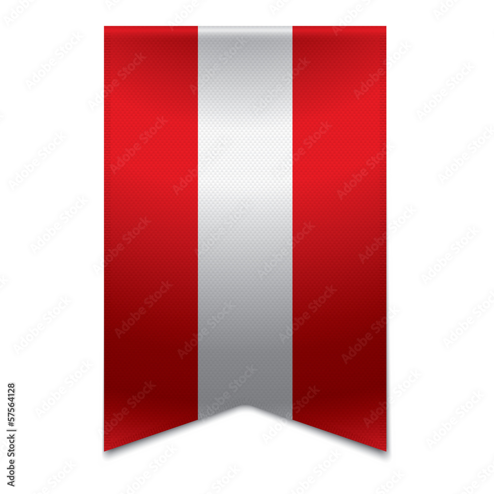 Ribbon banner - austrian flag