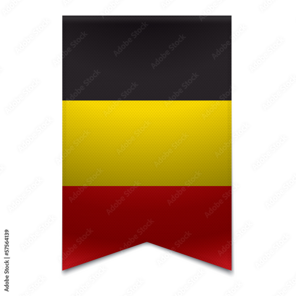 Ribbon banner - belgian flag
