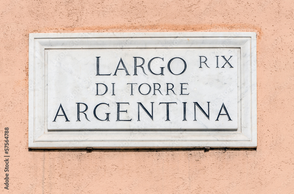 Roma, targa in marmo Roma, targa in marmo