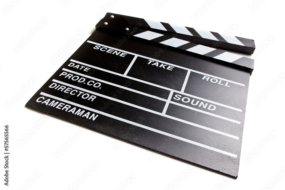Naklejka premium clapper board