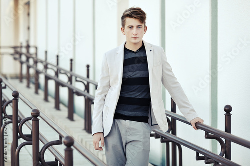 Young stylish man portrait