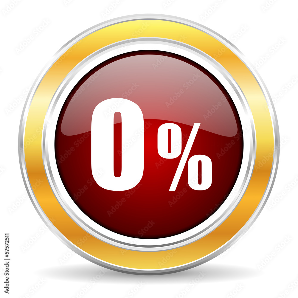 0 percent icon 0 percent icon
