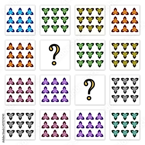 Esercizio di logica | Quali Colori e Tessere mancano