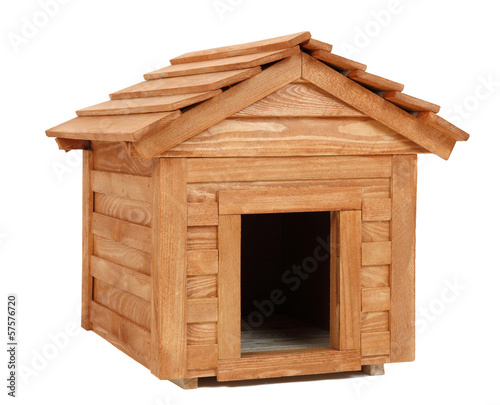 small wooden dog's house