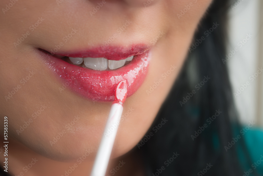 Naklejka premium Lipgloss