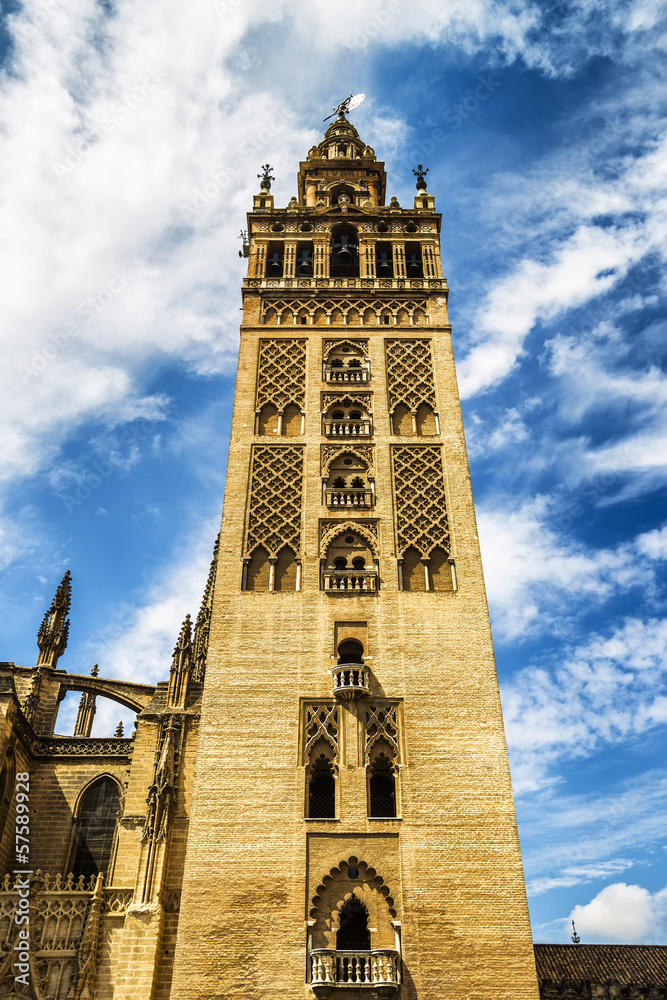 Giralda tower, Seville (Andalusia), Spain. Giralda tower, Seville (Andalusia), Spain.