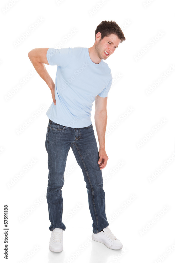 Fototapeta premium Man Suffering From Back Pain