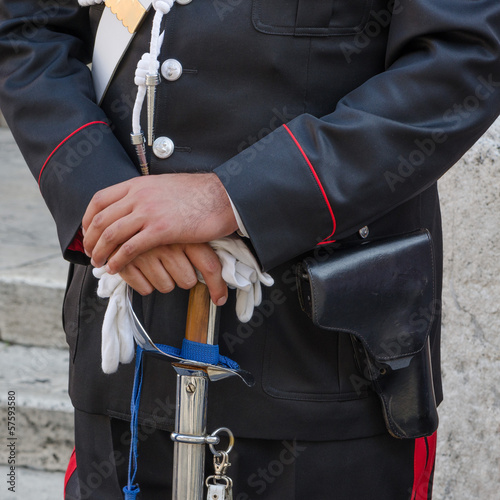 Carabiniere in divisa
