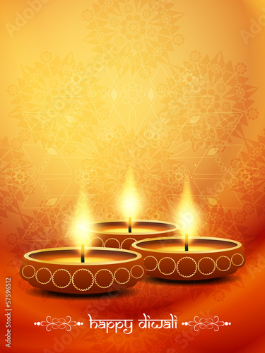 religious background design for diwali festival