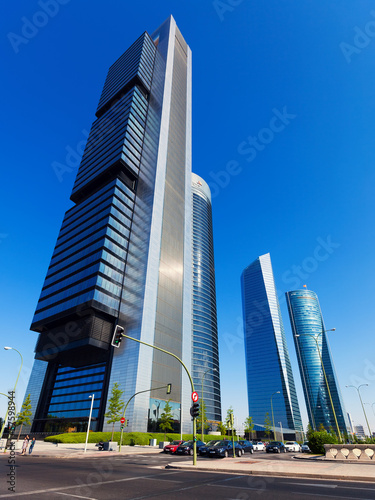 Cuatro Torres Business Area. Madrid, Spain photo