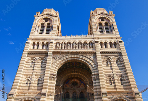 Facade of Marseilles Cathedral (XIX c.)