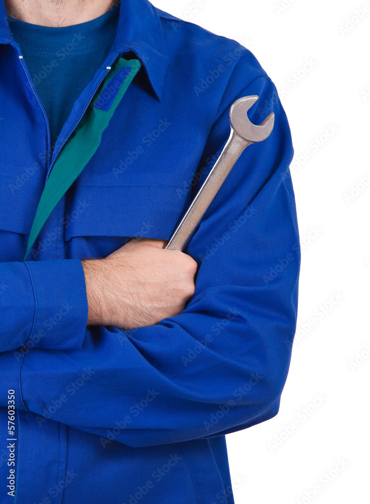 Blue collar worker. Blue collar worker.
