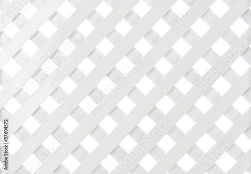 White wooden lattice for background photo