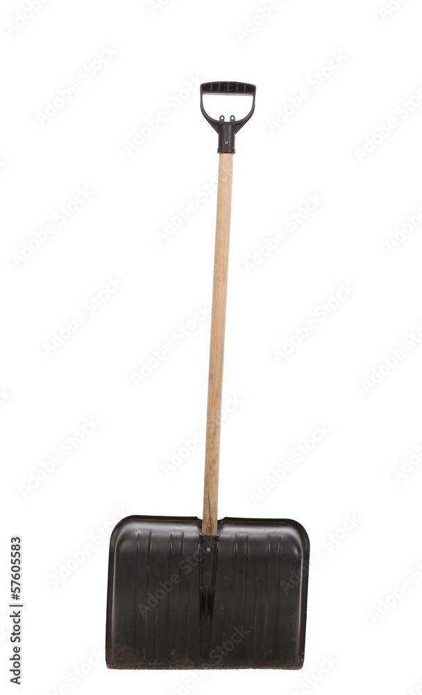 Close up of snow shovel. Close up of snow shovel.