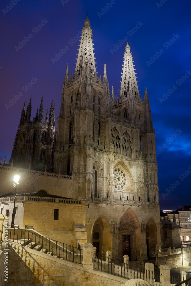 Catedral de Burgos en la Noche