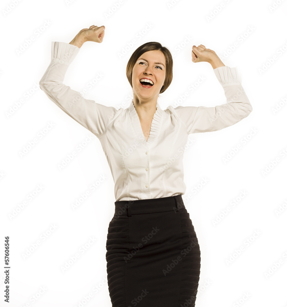 Portrait of happy young business woman Portrait of happy young business woman