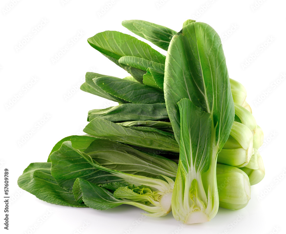 Bok choy (chinese cabbage) isolated on white background Bok choy (chinese cabbage) isolated on white background