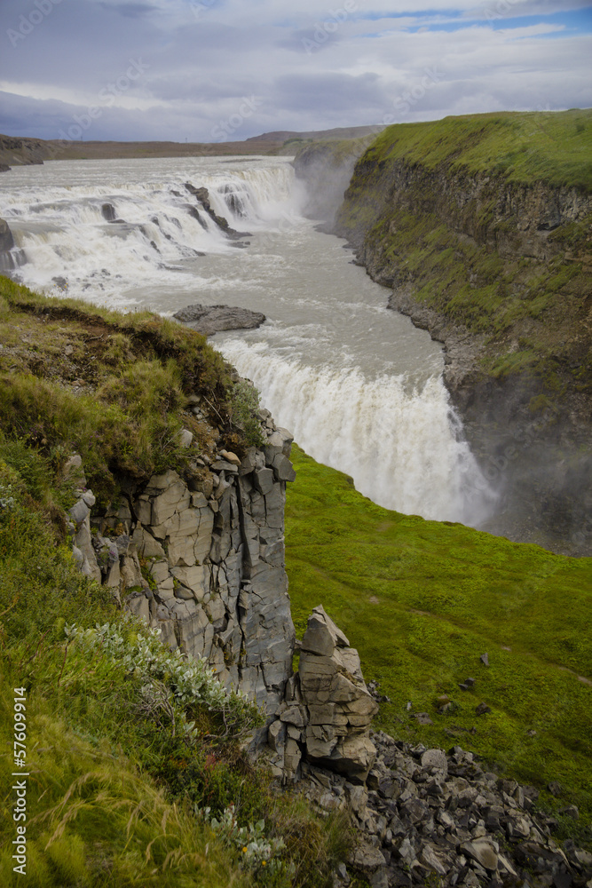 Gullfoss waterfall, Iceland