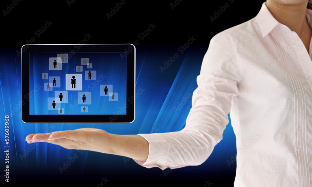 Choosing the talent person for hiring in tablet-pc