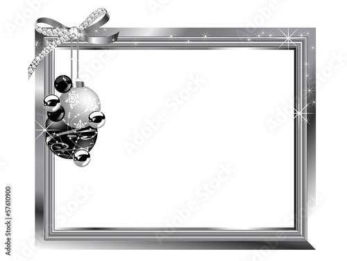 Silver frame