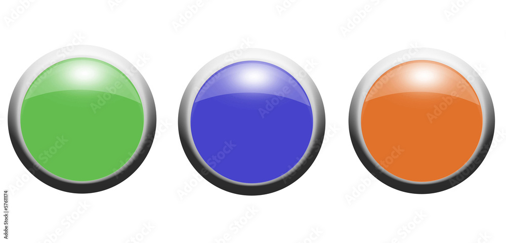 Glossy buttons Glossy buttons