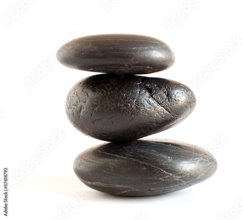 pierres noirs de massage