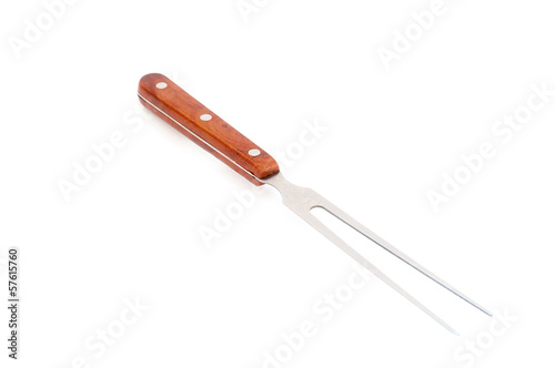 Meat fork isolated