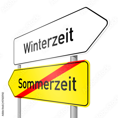 schild lr winterzeit sommerzeit I
