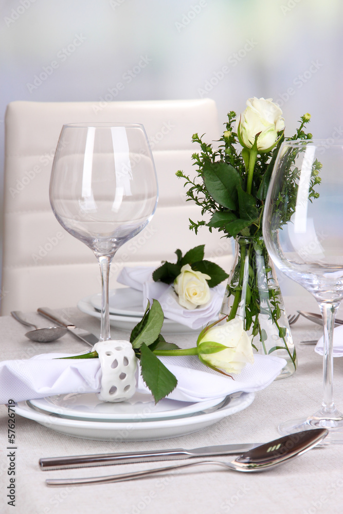 Table arrangement in restaurant Table arrangement in restaurant