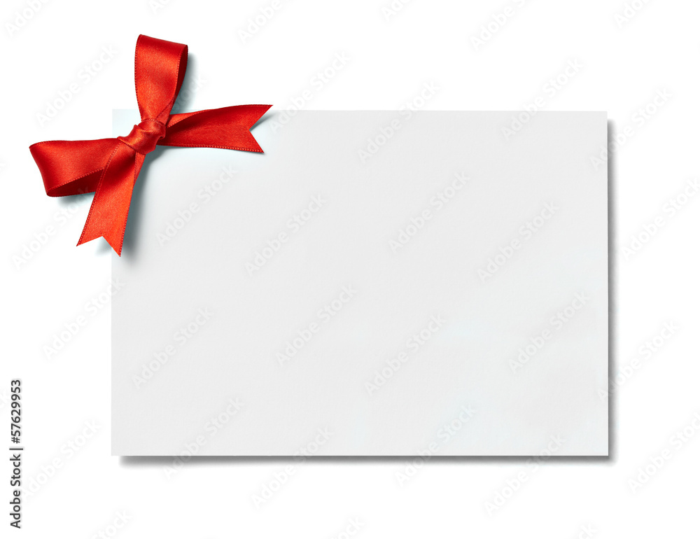 ribbon bow card note chirstmas celebration greeting ribbon bow card note chirstmas celebration greeting