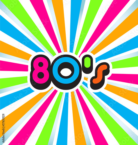 80s pop art background