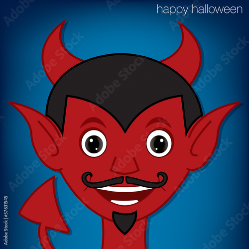 Lucifer cartoon character in vector format.