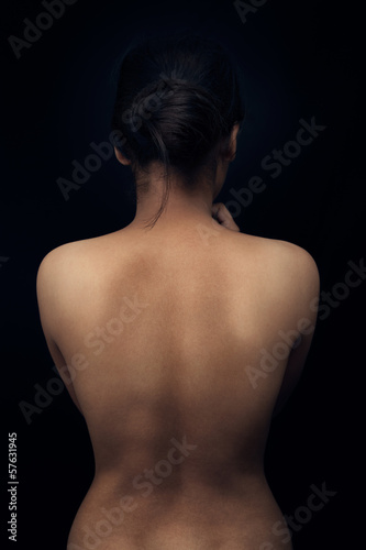 Indian Woman's back