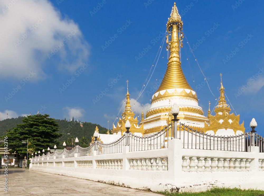 Thailand Gold Stupa Pagoda