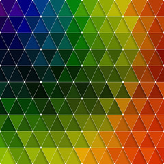 Crédence de cuisine Zigzag Triangles géométriques motif graphique épuré  © radharamana