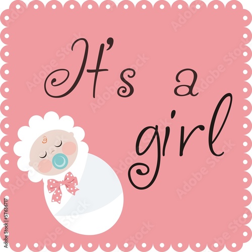It is a girl