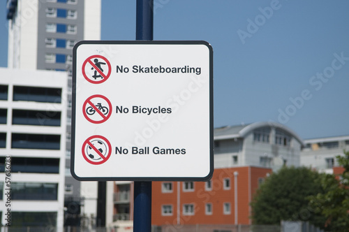 Urban prohibitions