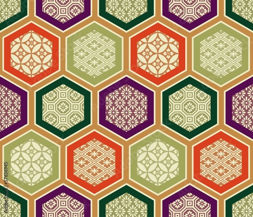 seamless traditional japanese pattern