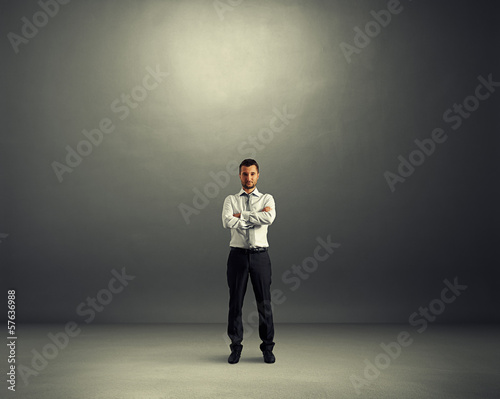 young businessman standing