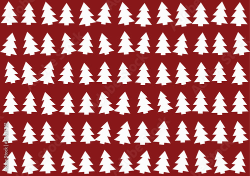 Christmas trees pattern, background