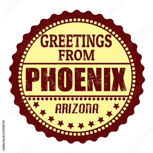 Greetings from Phoenix label