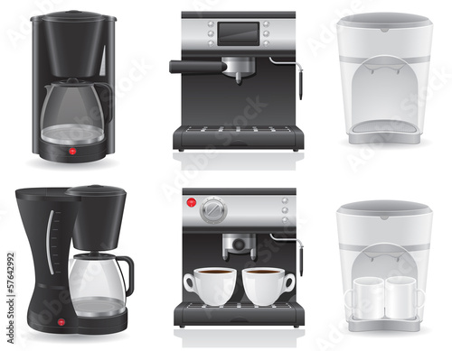 coffee maker vector illustration